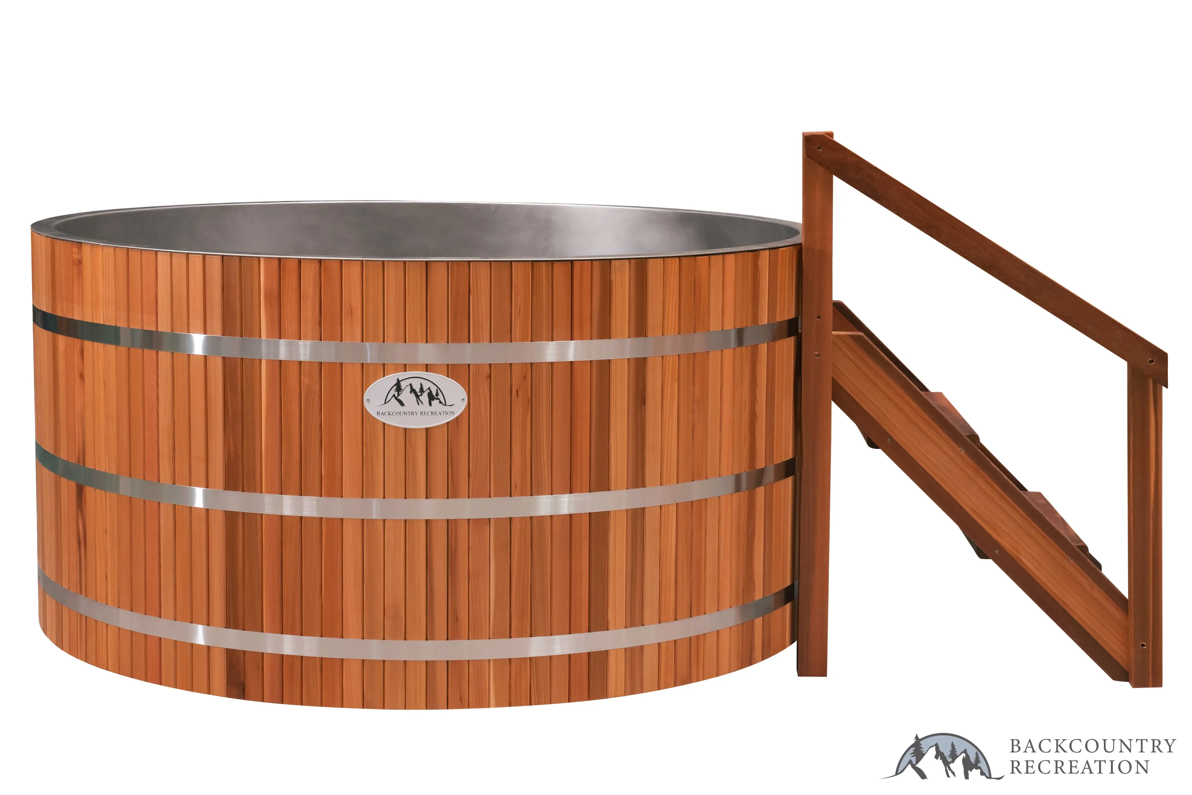 Lifetimer ™ Cedar Hot Tub  w/ Stainless Steel Liner - Electric  Heater (6 Person) - Image 21